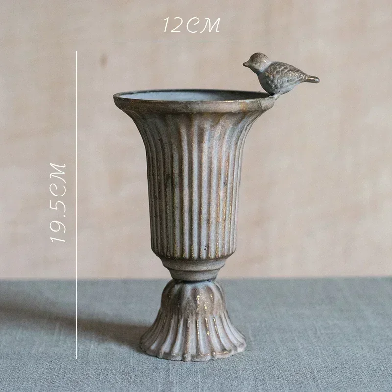 Vintage Goblet Flower Vase 5
