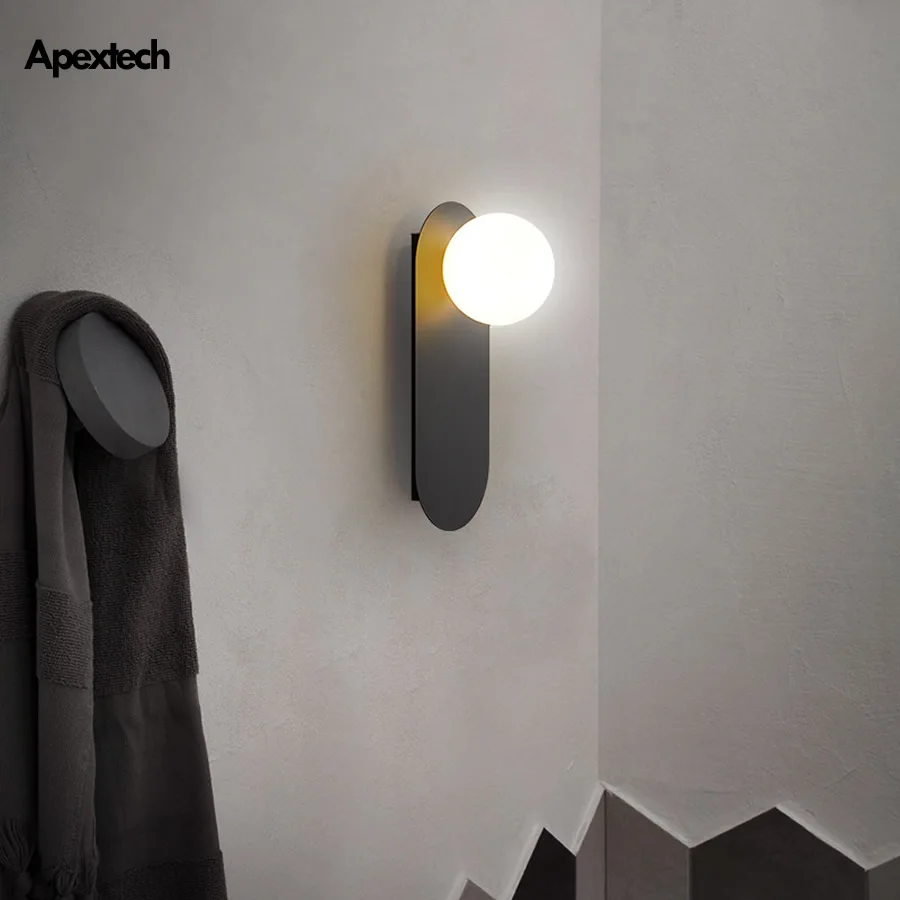 

Modern Minimalist LED Wall Lamp Nordic Room Decor Wall Sconce Hotel Bedroom Lights Bedside Night Light Stairway Luminaires