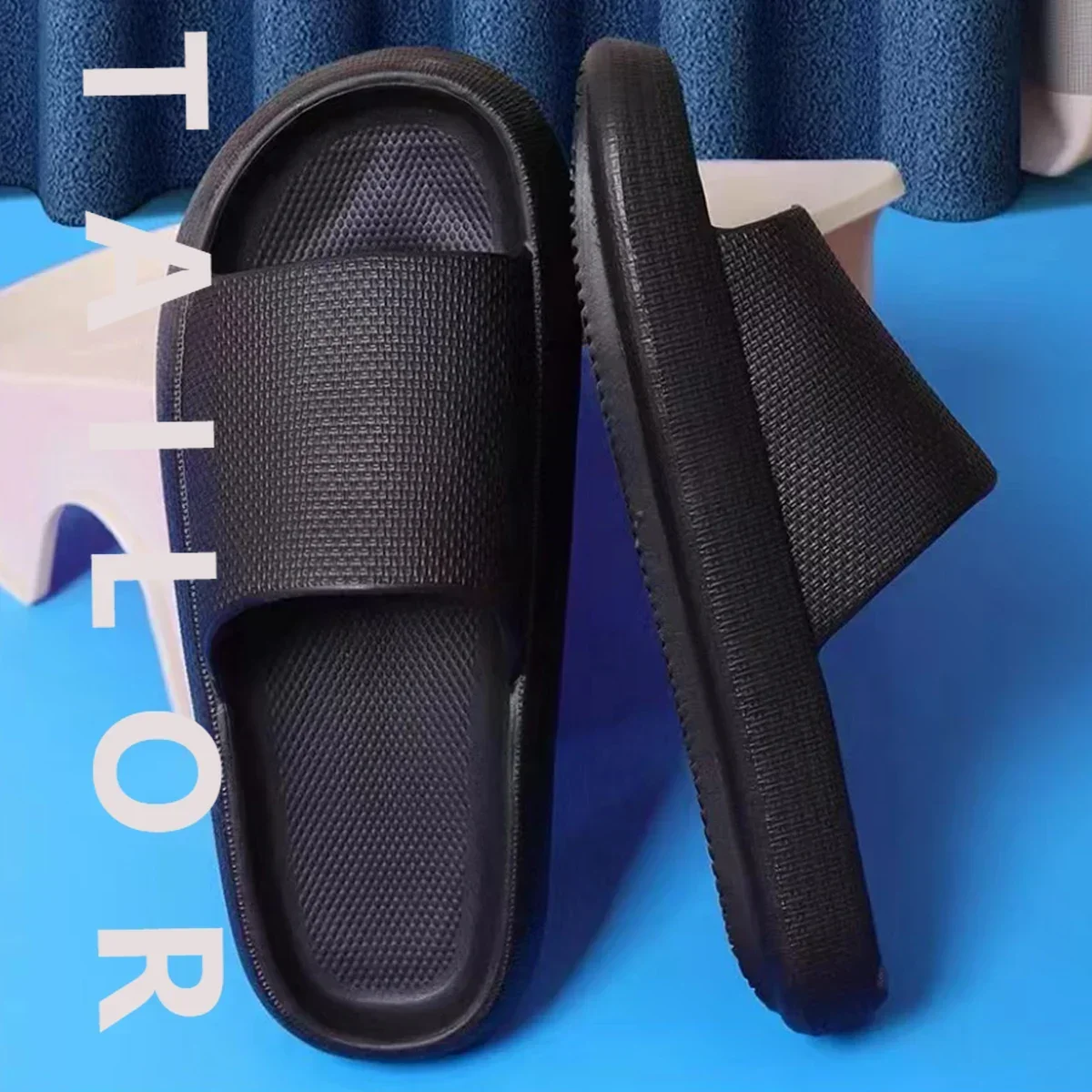 

Men's Home Slippers Summer Indoor Thick Bottom Comfortable Lightweight Soft Bottom Slippers Suitable for Indoor and Outdoor
