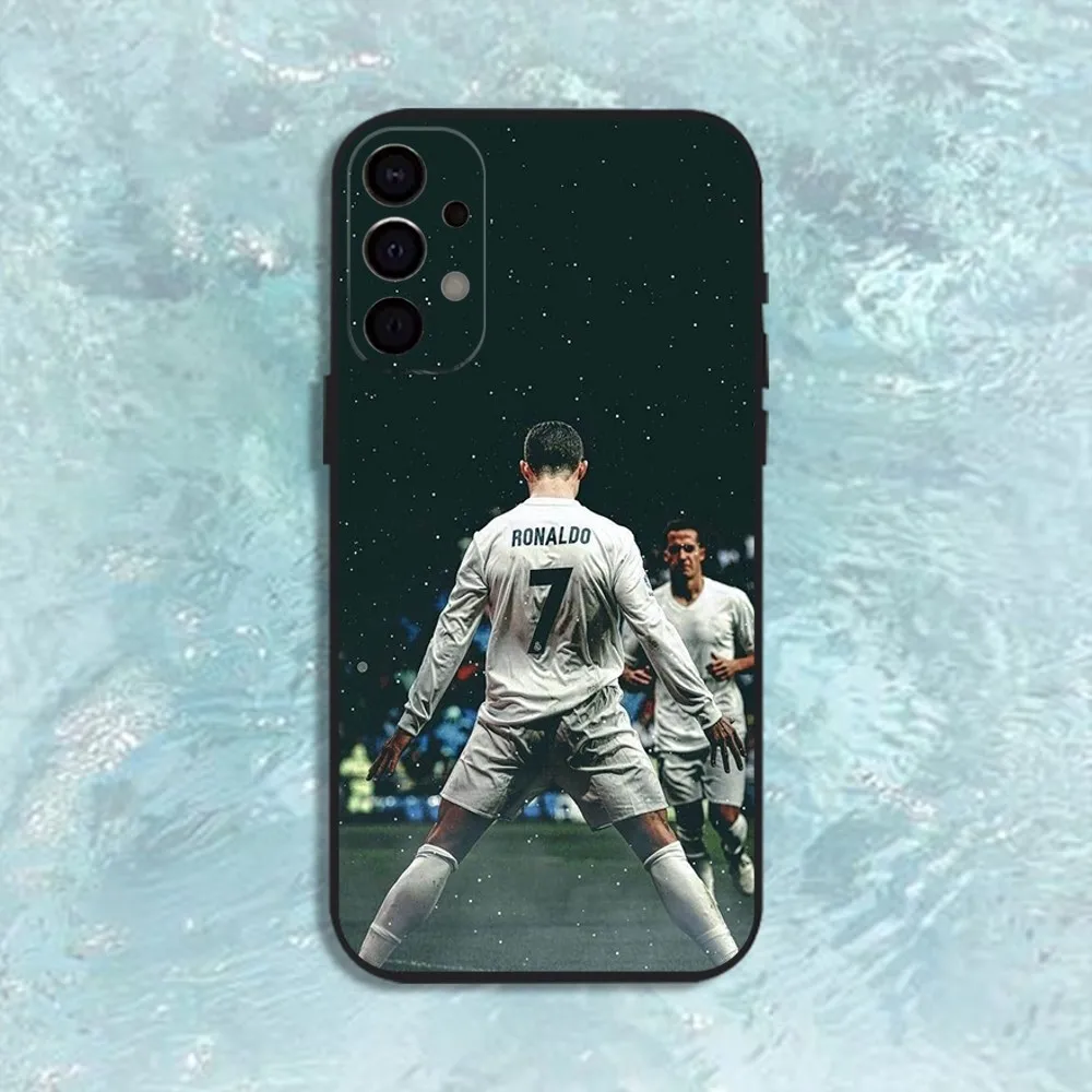 Чехол для телефона CR7 Football Star R-Ronaldo-ES для Samsung S25, S24, S21, S22, S23, S30, Ultra, S20, Plus, Fe, Lite, Note, 10,9,5G, черный чехол