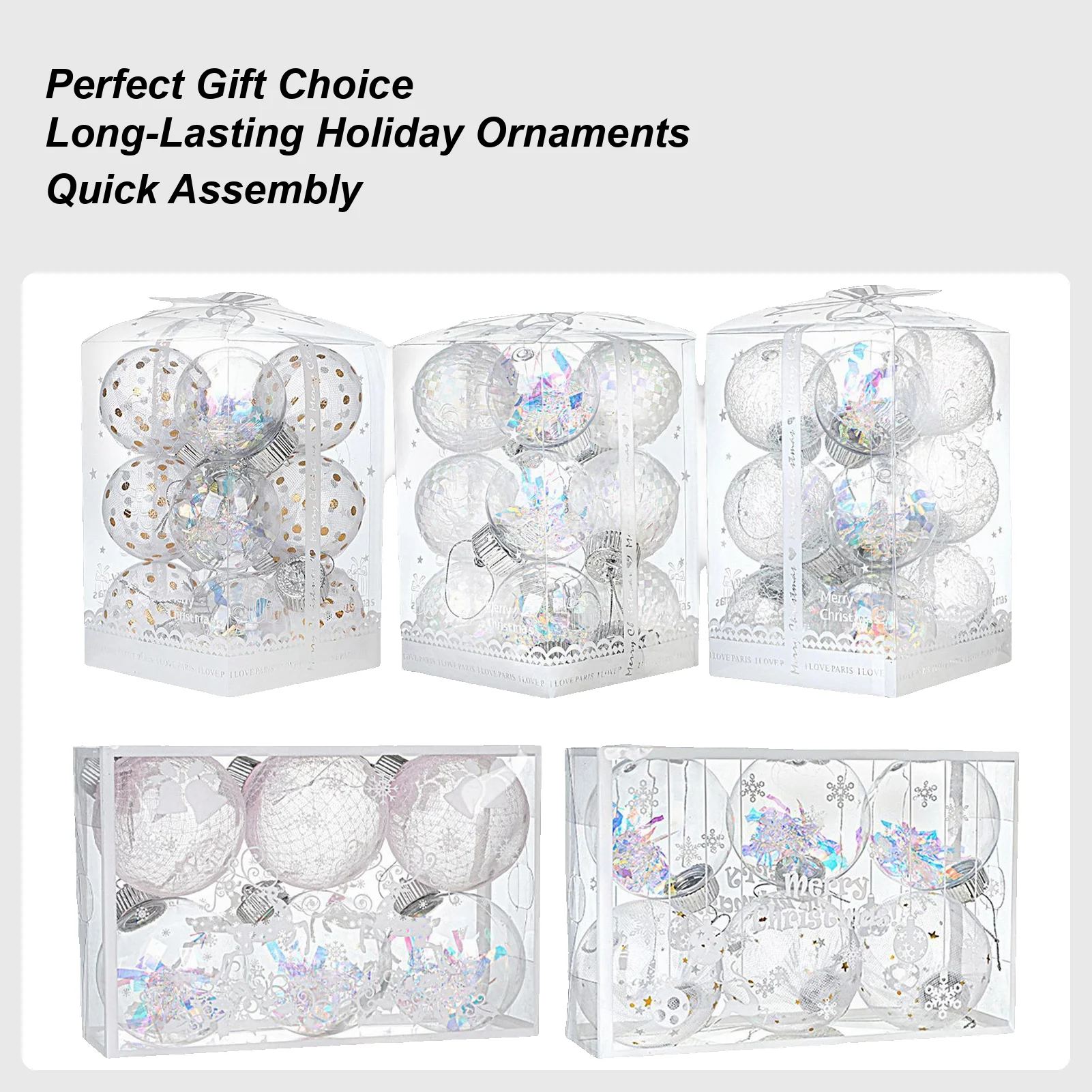 

Рождественские елочные украшения, небьющиеся подвесные украшения, подвесные шары для торгового центра, спальни, окна, магазина, дома, праздника