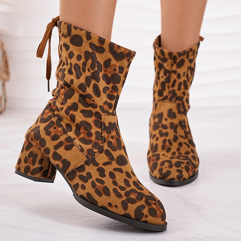 Leopard Women Ankle… - image