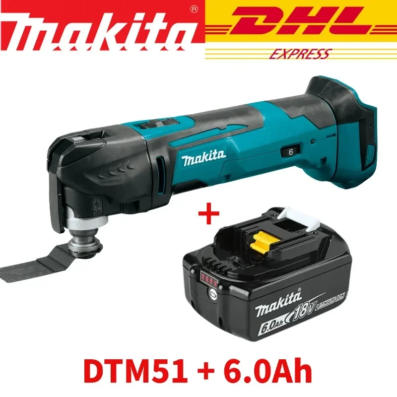 Makita 18V accu DTM51 oplaadbare multitool, borstelloze revisie-apparaat, elektrische trimmer