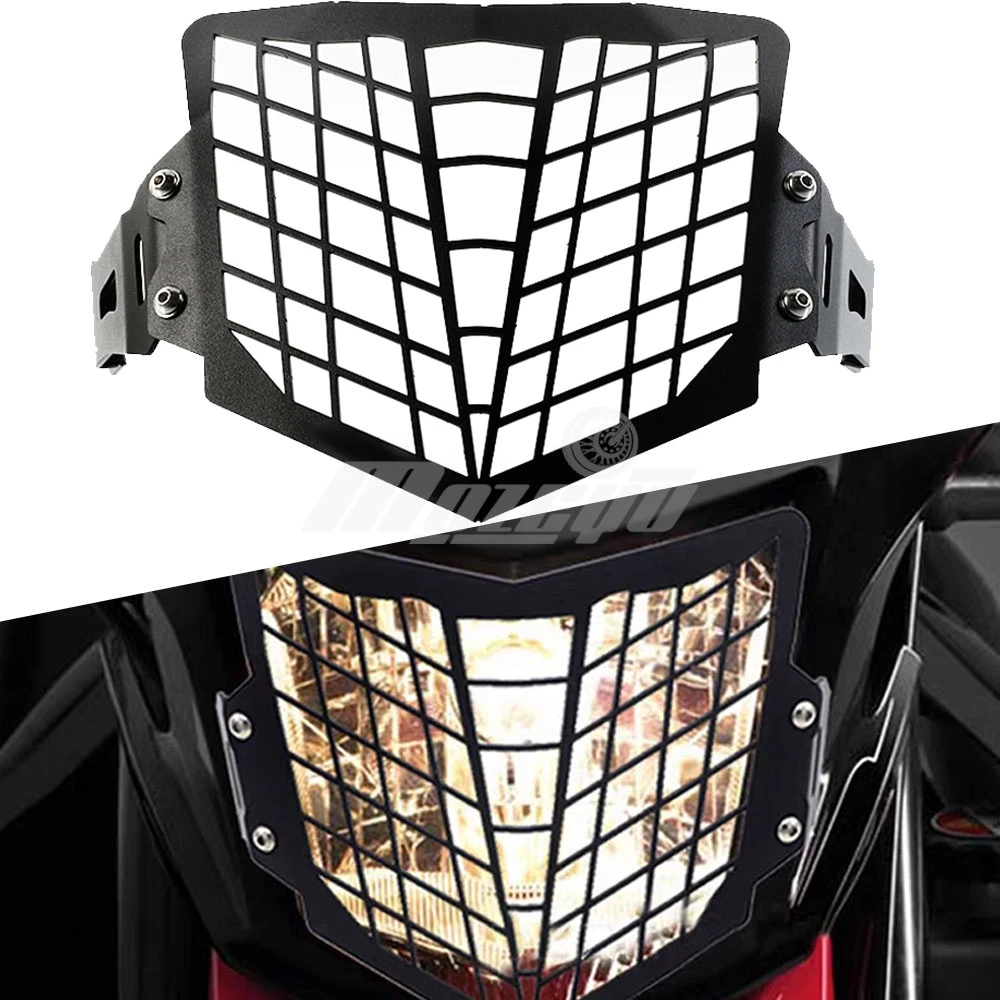 

For Honda CRF250L CRF250M CRF300L 2013 2014 2015 2016 2017 2018 2019 2020 2021 2022 2023 Motorcycle Headlight Guard Grille Cover