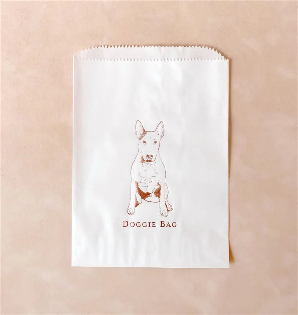 50 Personalised ONE PET Pet Doggie Bags, Custom, Dessert bags, Pet Birthday Wedding Favor Bags