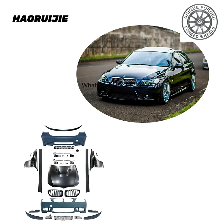 26style E90 Carbon Fiber Body Kit for BMW 3 Series E90 Upgrade to M3 Modified Car Body Kit