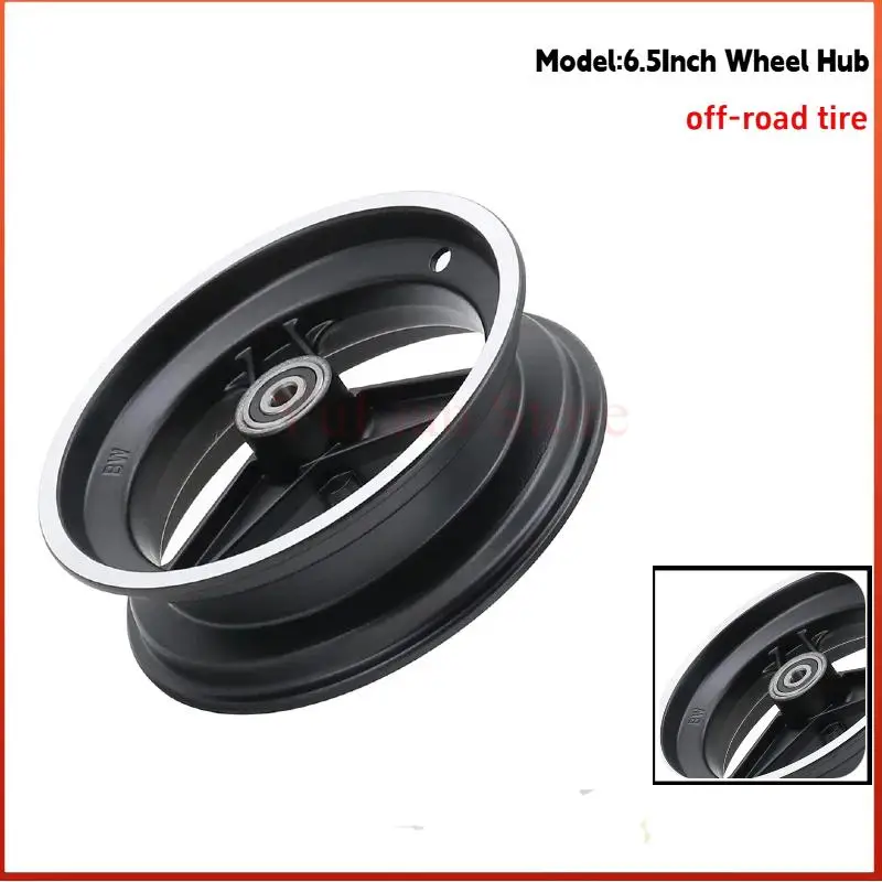 

For 10 inch Scooter 6 Hole 6.5 Inch Hub Rim Replace Accessories 10x2.70-6.5 & 90/65-6.5 70/65-6.5 85/65-6.5 Tire