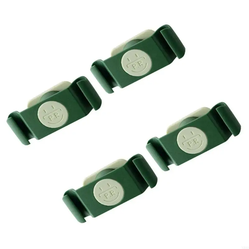 Набор из 4 прочных организаторов шнура, держатель кабеля, простой в использовании проводной зажима. Надежный N58D