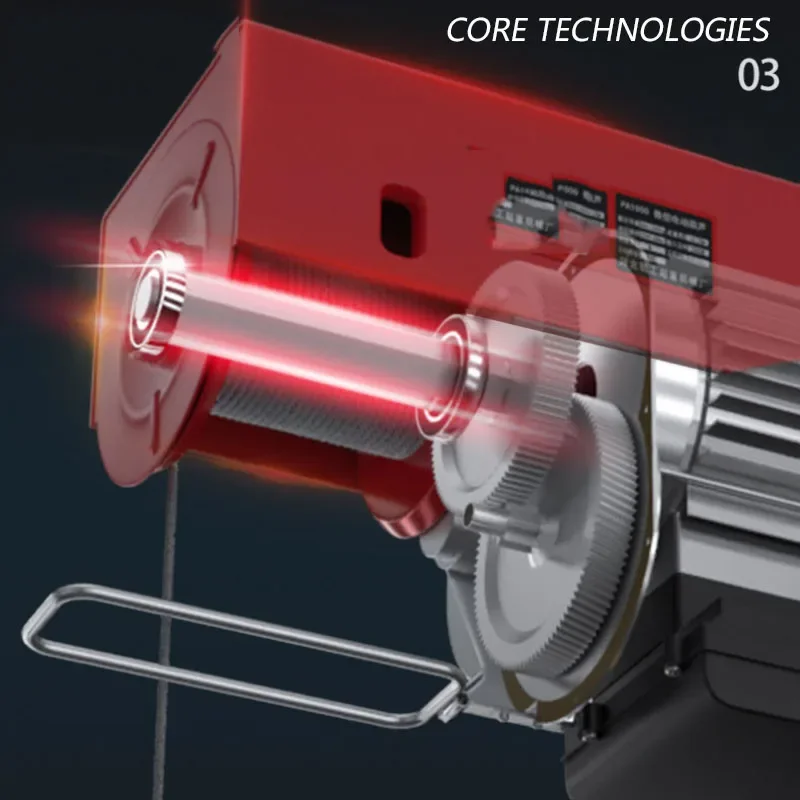 Nuovo PA300 Gru di sollevamento elettrica in miniatura per uso domestico 220V/650W Jack di controllo remoto portatile con cric per verricello piatto a filo