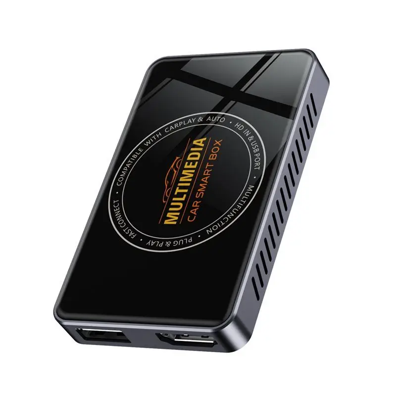 

FFYY-Smart AI Box 3 в 1, беспроводная ТВ-приставка Carplay, Android, совместимая с декодированием 4K для IOS Android для автомобиля