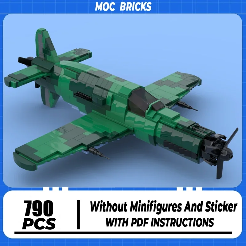 

Moc Building Bricks Military Dornier Do-335 Fighter Jet Model Technology Aircraft Blocks Construstion DIY Set Assembly Gifts