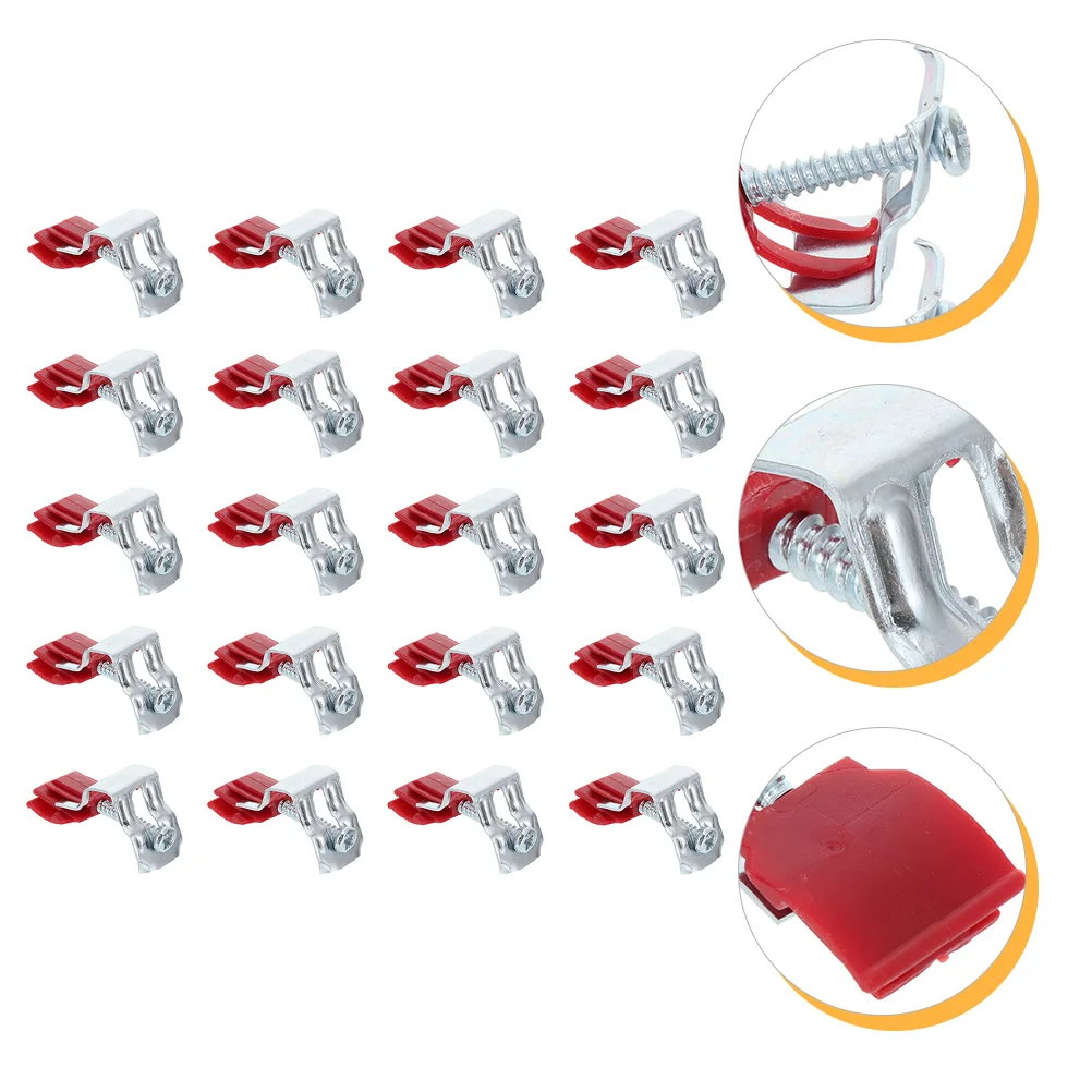 20 Pcs Sink Mounting Clips Kitchen Accessory under The Stage Parts Support Fixed Fixer