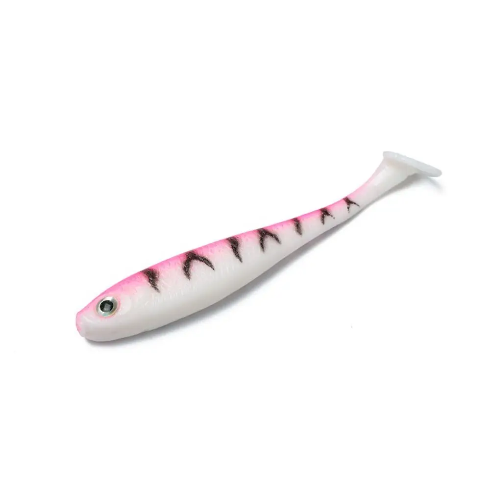 

5PCS Fishing Tackle 7cm/2.1g T-tail Soft Bait Silicone Artificial Jigging Wobblers Sinking Bionic Mino Simulation Bait Bass