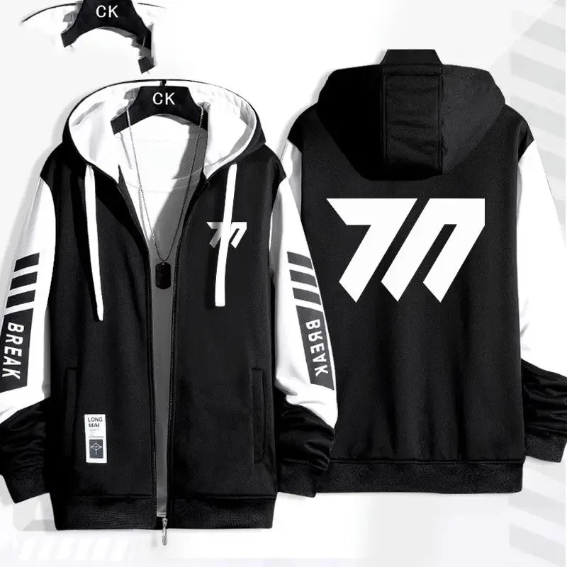 アニメブルーアーカイブ学校ロゴジャケット秋冬アウターファッションフード付きアウタースリムフィットパーカー誕生日プレゼント男の子女の子