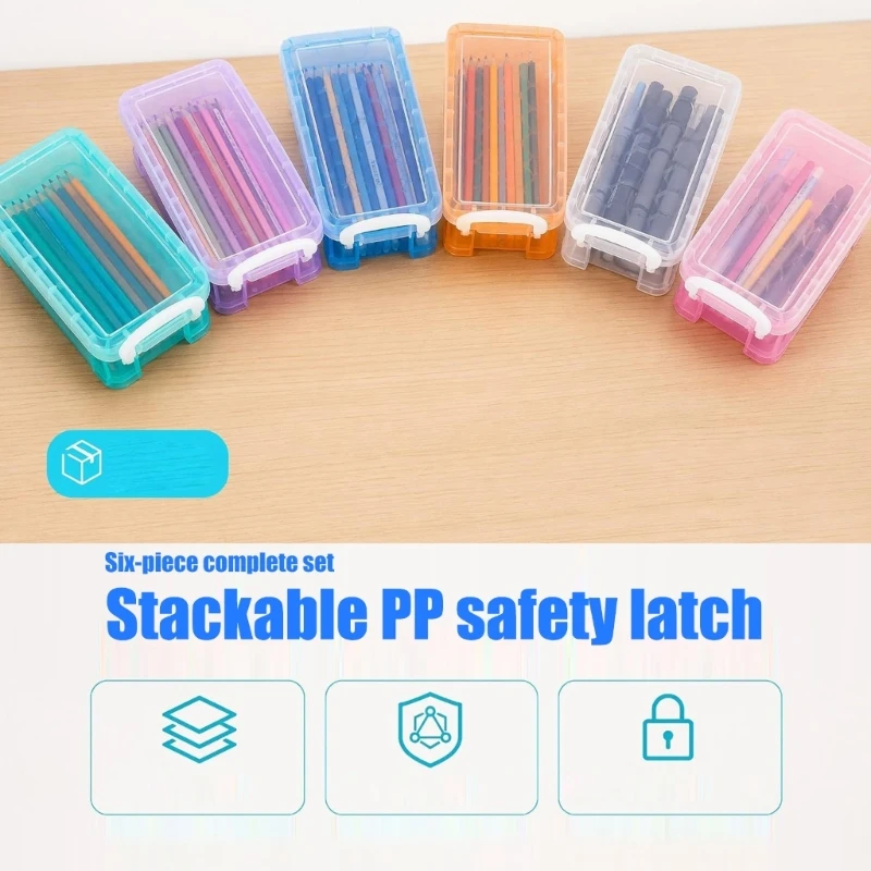 assorted-color-pencils-cases-6-pack-with-visible-abs-plastic-bodies-hinged-lids-and-side-snaps-for-writing-supplies-and-d2rc