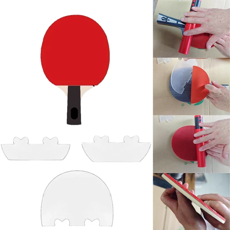 لوحة مرقعة من البلاستيك الأكريليك لتركيب أوراق مطاطية لتنس الطاولة المستخدمة موضع مساعد لإعادة لصق مضرب بينج بونج #2