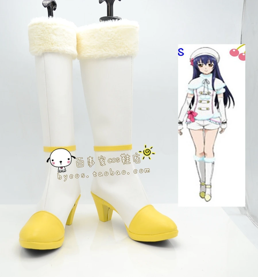 LoveLive Sneeuw Halation Sonoda Umi Nico Yazawa Maki Nishikino Cosplay Schoenen Laarzen Vrouwen Meisjes Halloween Carnaval Party Laarzen