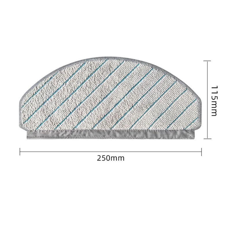 A83X-2Set For Ecovacs Deebot T10/T10 Plus Robot Vacuum Cleaner Main Side Brush Dust Bag Hepa Filter Mop Cloth Spare Parts
