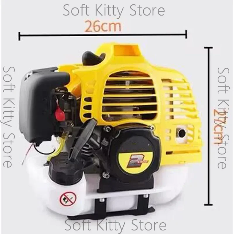 1.25Kw Lawn Mower Power Two-Stroke Gas Brush Cutter Lawn Mower Lawn Mower Engine High Power Machine