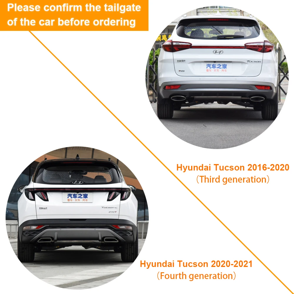 Dla Hyundai Tucson 2016-2022 Elektronika samochodowa Klapa tylna Inteligentna automatyczna elektryczna tylna klapa Zasilanie Podnośnik bagażnika Pilot tylnych drzwi