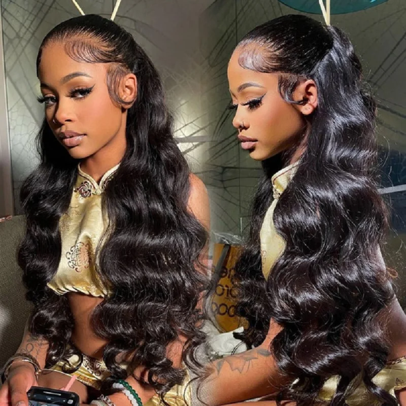 Wear And Go Glueless Wig Body Wave Raw Vietnamese Human Hair Wig 5x5 HD Lace Frontal Wigs For Women Pre-Plucked Lace Front Wigs