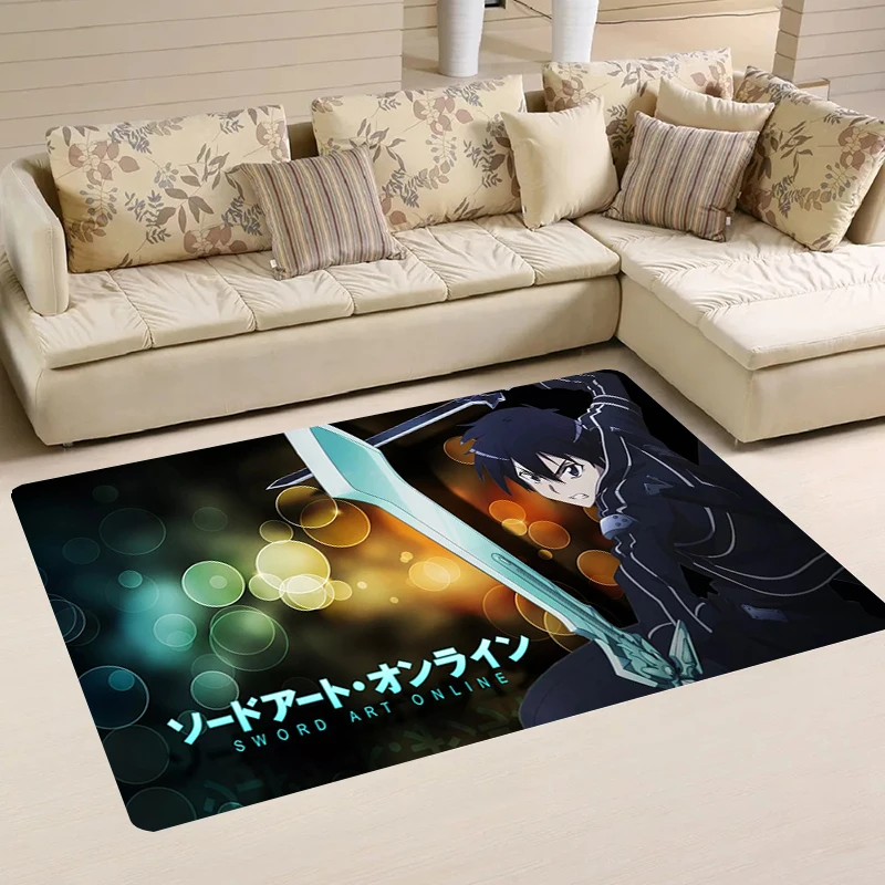 Carpets Sword Art Online Rug Room Rugs Floor Mat Carpet Entrance of House Home Balcony Foot Kitchen Doormat Door Mats Bathroom