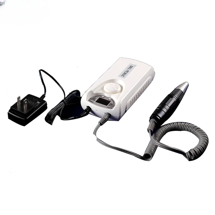 Portable Gel Nail Polish White Electric Nail Drill