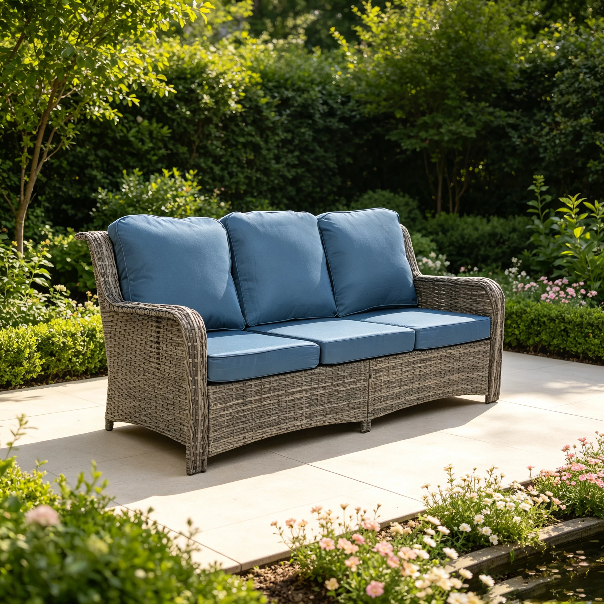 أريكة خارجية بثلاثة مقاعد من م - مراجعة Outdoor Furniture Balcony وسعره