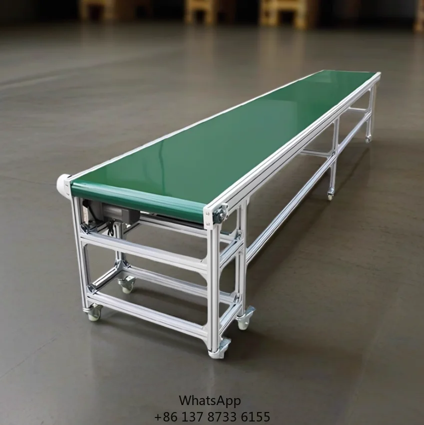 

Factory Price Aluminum Alloy Frame High Quality PVC Belt Conveyor