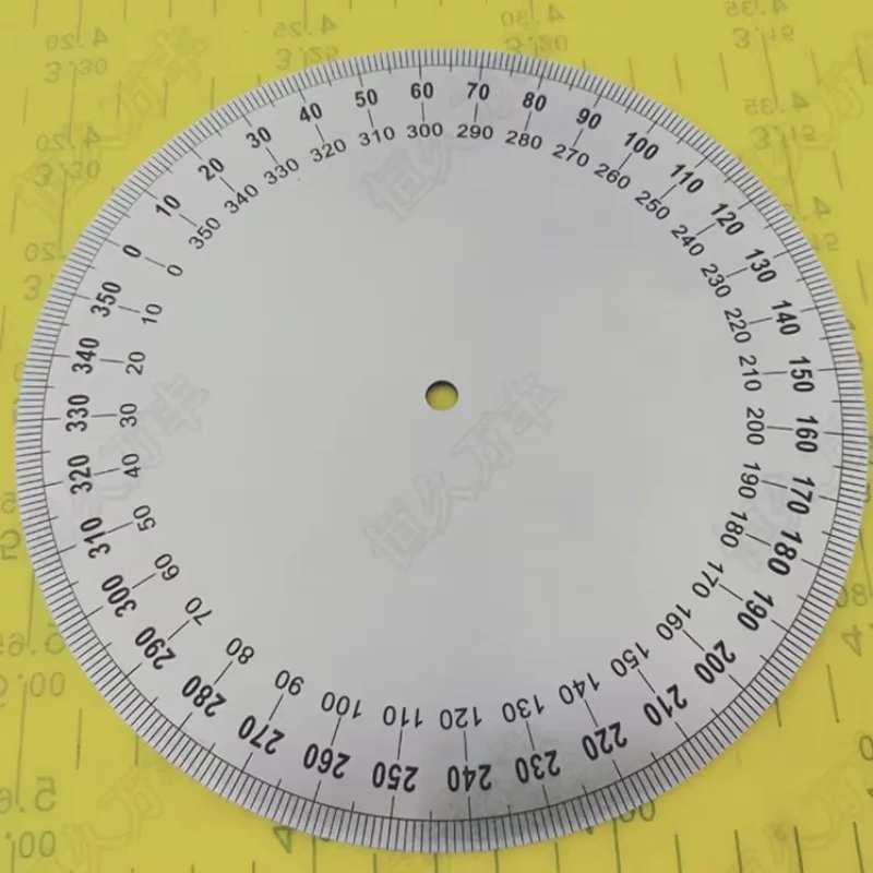 

NEW Diameter:160mm Inner D:6mm Thickness:2mm Industrial Measuring Disc Stainless Steel Angle Disc Mechanical Fittings