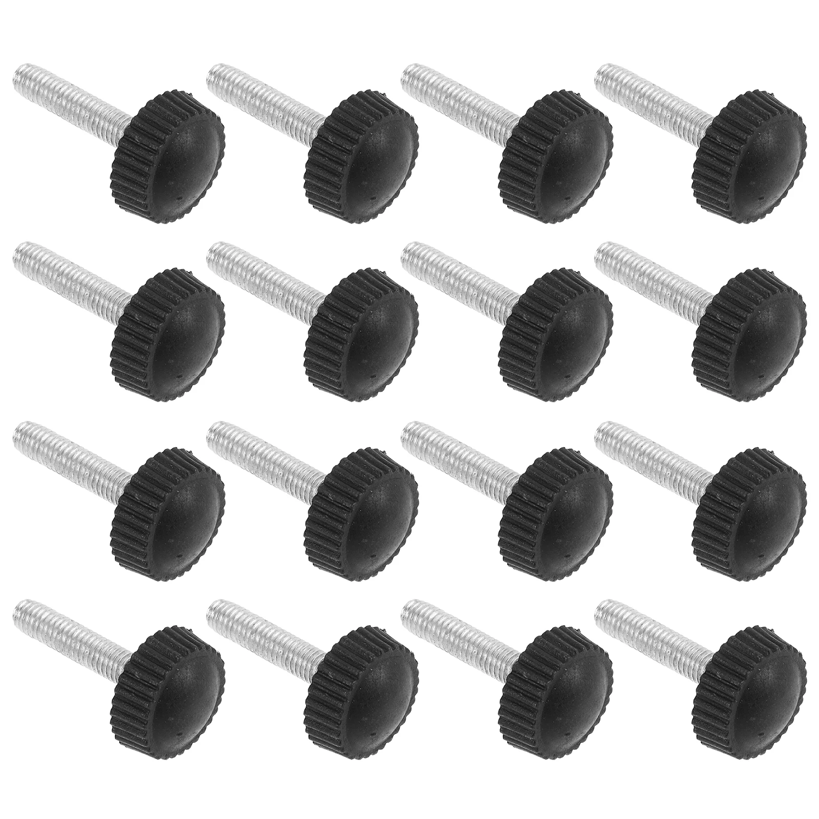 

20pcs Hand Tightening Thread Clamping M6X20 Metal Thumb Replacement Machine Clamping Screw Knob Threaded Screws Machinery