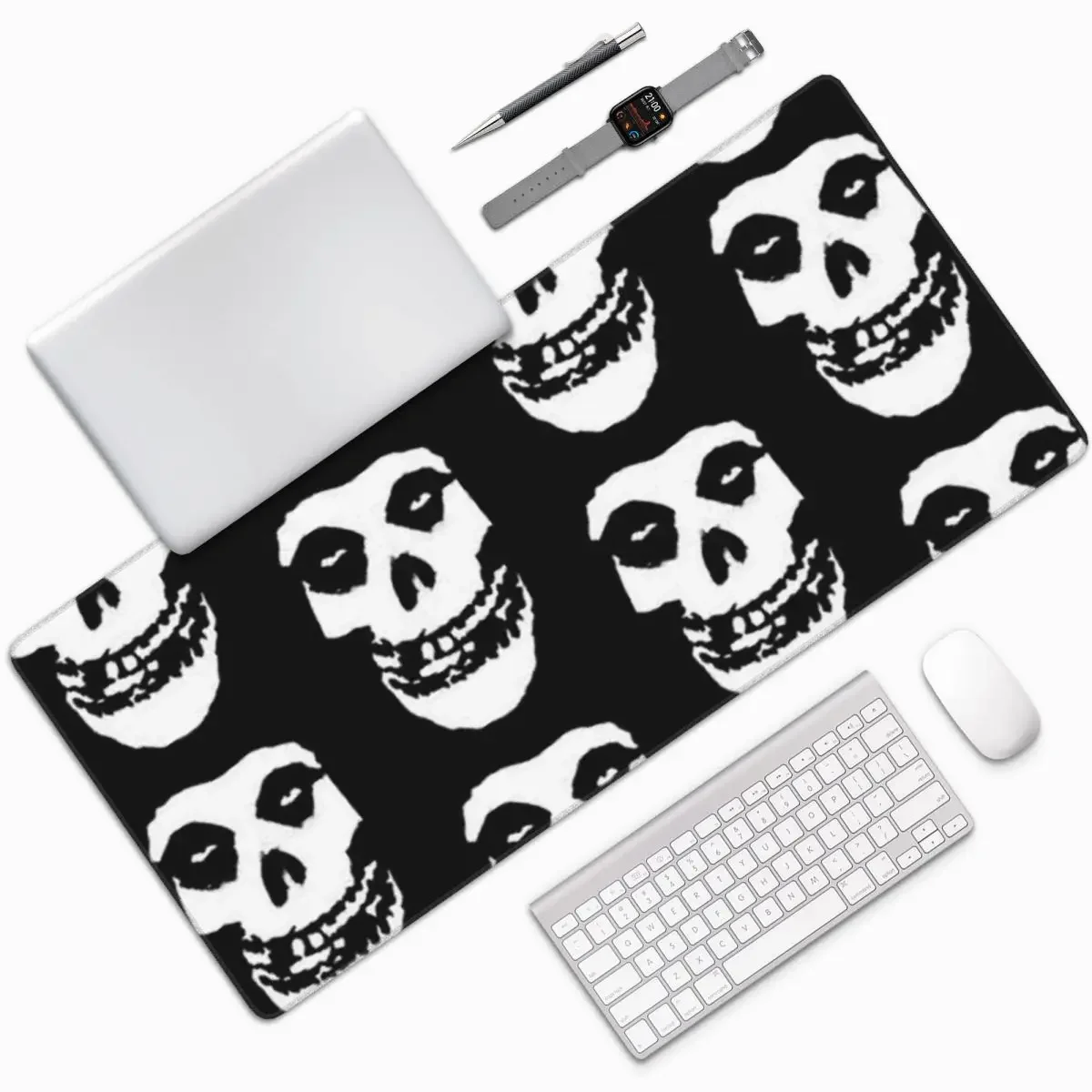 Misfits Band - Punk Rock Large Mouse Pad Computer Keyboard Mouse Mat Gaming PC Laptop Desk Mat Office Accessories Table Mats