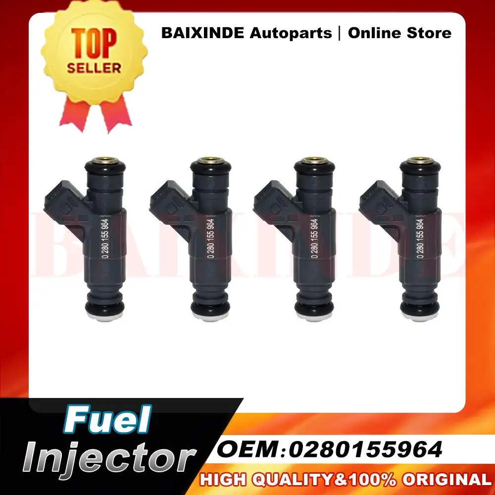 

0280155964 1/4pcs 4x Fuel Injector for Suzuki Alto Chery Changan Star