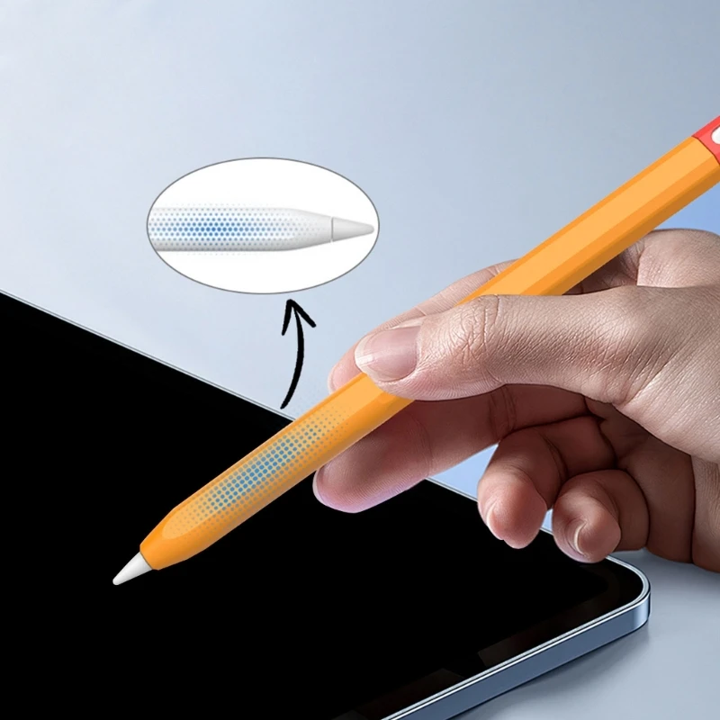 Đựng Tay Cho Bút Chì Silicone Mềm Chống Trơn Trượt Da Giá Đỡ Tay Cầm Phụ Kiện Trang Sức Giọt