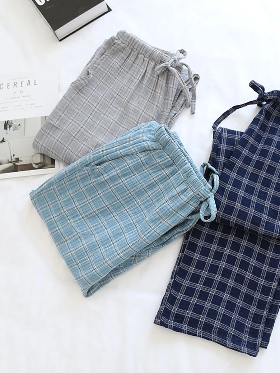 Spodnie od piżamy Męskie cienkie spodnie na wiosnę i jesień Plus Size Casual Loose Summer Single Pants Można nosić poza domem Spodnie — zdjęcie 3