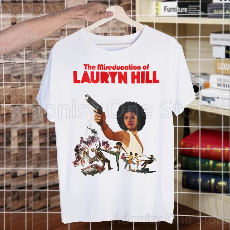 Fugees T-shirts Summer Men/Women Hip Hop Funny Print Refugees Lauryn Hill Tshirt Streetwear t shirts Short Sleeve Tops