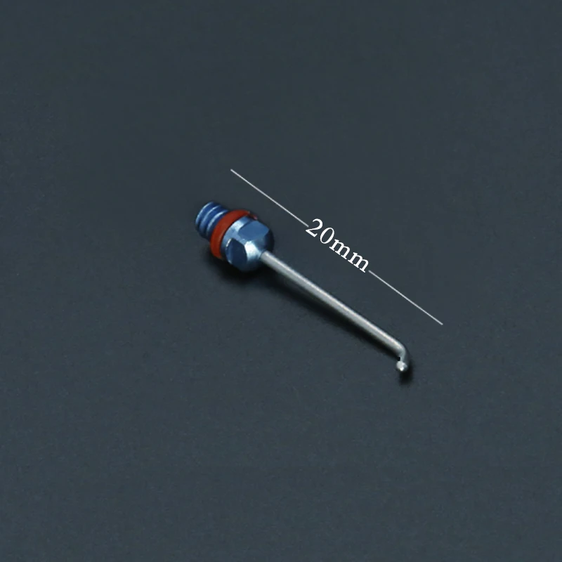 Super breast handle needle with oblique cut stainless steel elbow, straight head with side hole, ophthalmic injection and suctio