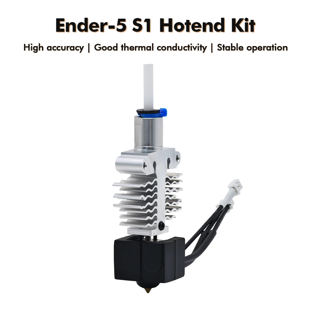 

Новый Hotend Ender 5 S1 с силиконовым носком и соплом горловины сборный экструдер Горячий Конец комплект для 3D принтера Ender 5 S1