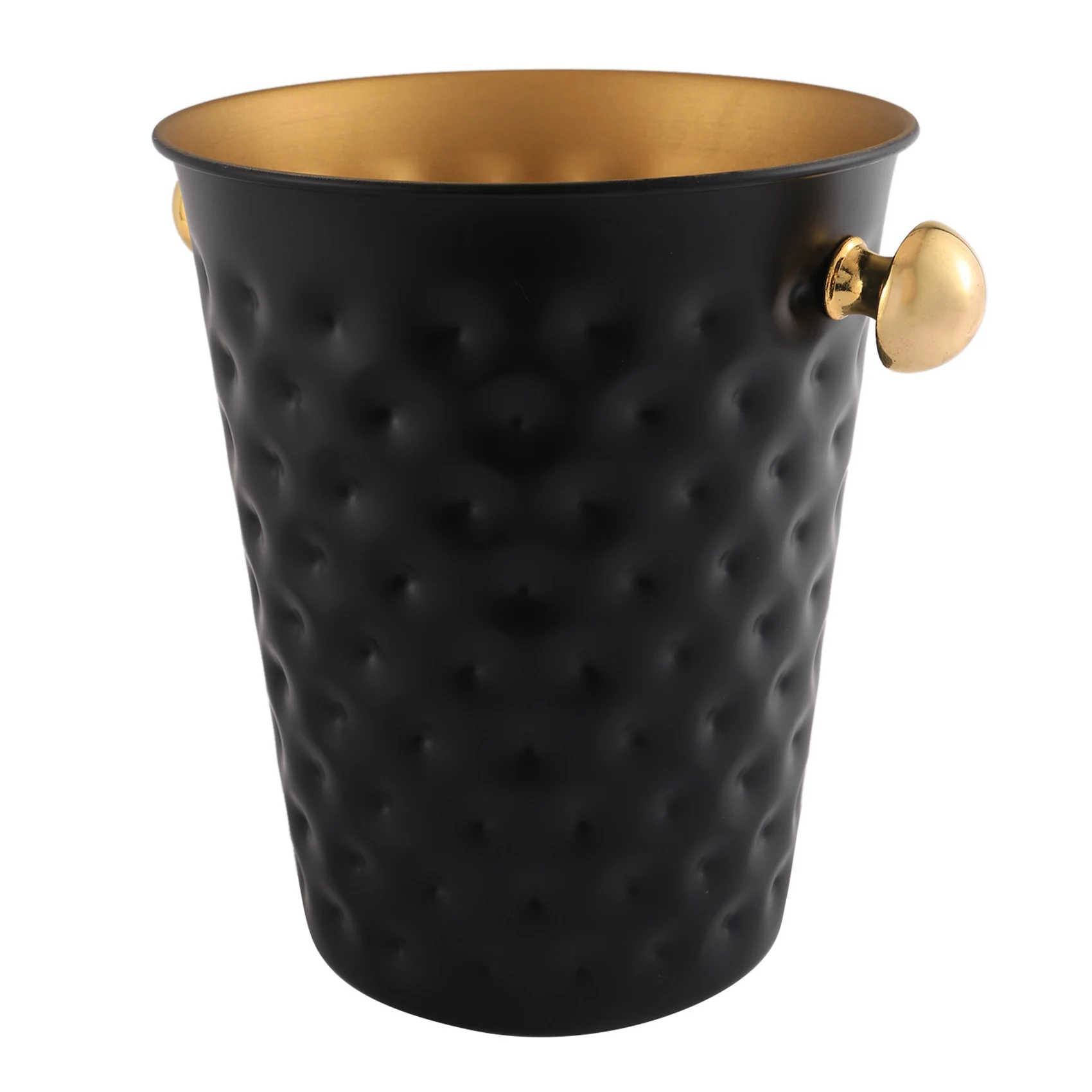 정성적 인 창조적 인 스테인레스 스틸 망치로 얼음 양동이 와인 샴페인 양동이 홈 호텔 아이스 큐브 용품 KTV 용품, 블랙