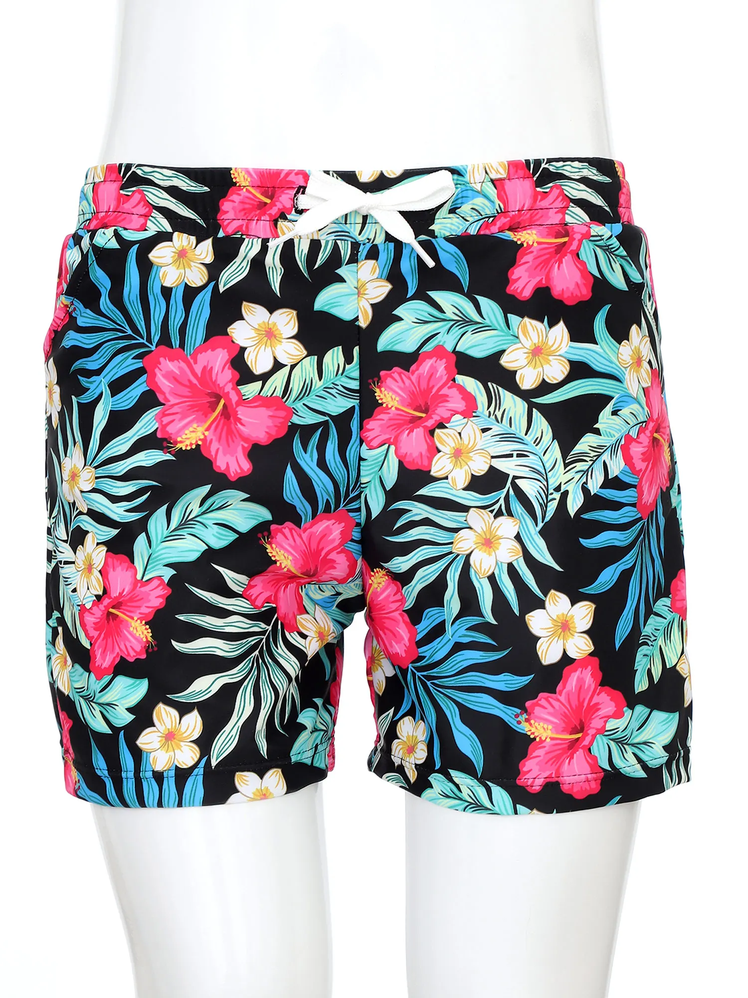 Kids Boys Quick-drying Printed Beach Vacation Shorts Little Boys Swim Trunks Pants Bathing Suit Casual Shorts for Pool Party