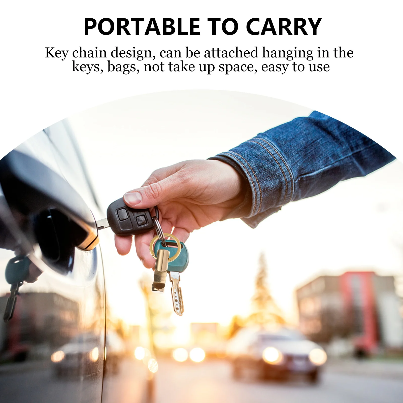 

1Set Brass Bottle Openers Key Chains Rustproof Fadeless Portable Multipurpose Drinking Accessories Bottle Opener