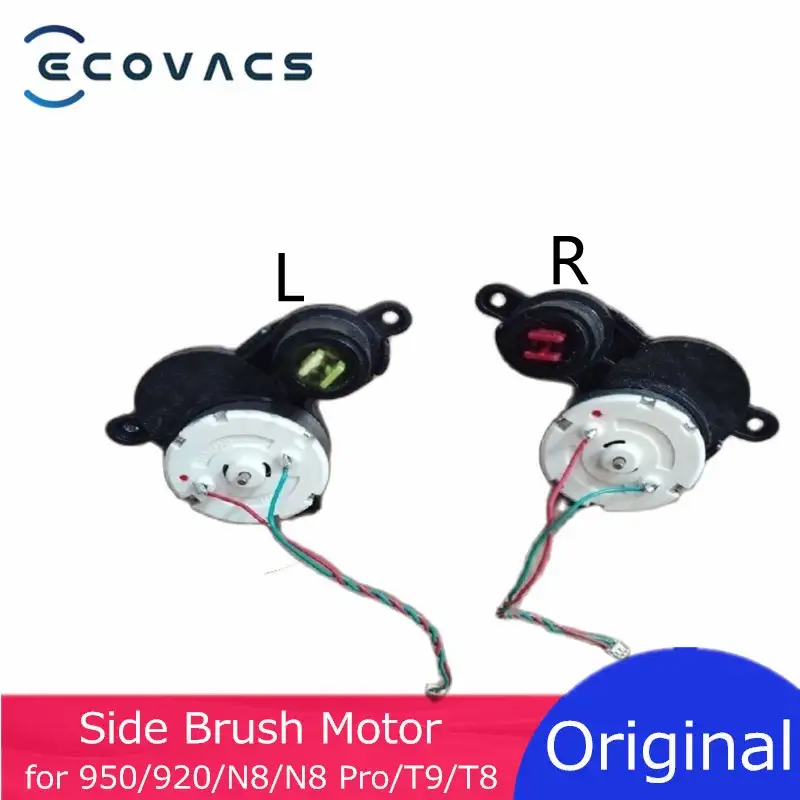 محرك فرشاة جانبية أصلي من ECOVACS لمكنسة كهربائية روبوتية DEEBOT OZMO 950/ 920/ N8/ N8 Pro/ T9/ T8 قطع غيار إكسسوارات