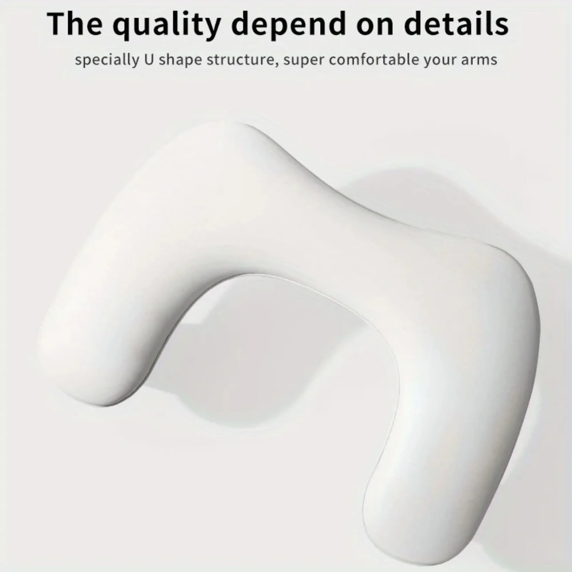 전문 네일 아트 핸드 필로우 – 인체공학적 기울기 매니큐어 쿠션, PU 가죽 및 나무 베이스, 살롱용