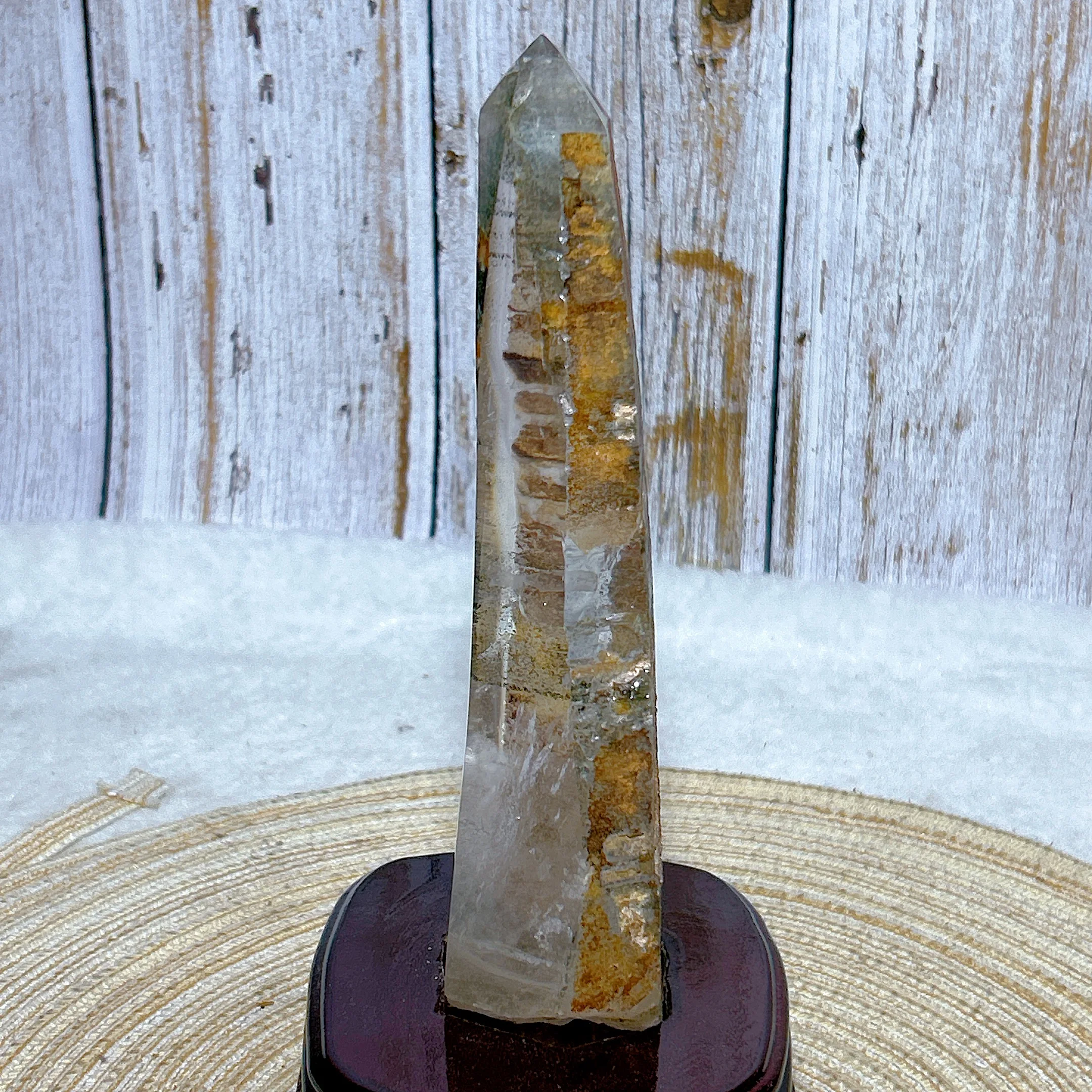 Natural Brazil Garden Quartz Raw Stone Large Tower Crystal GIve Stand Healing High Quality Mineral Energy Home Decorations Gift