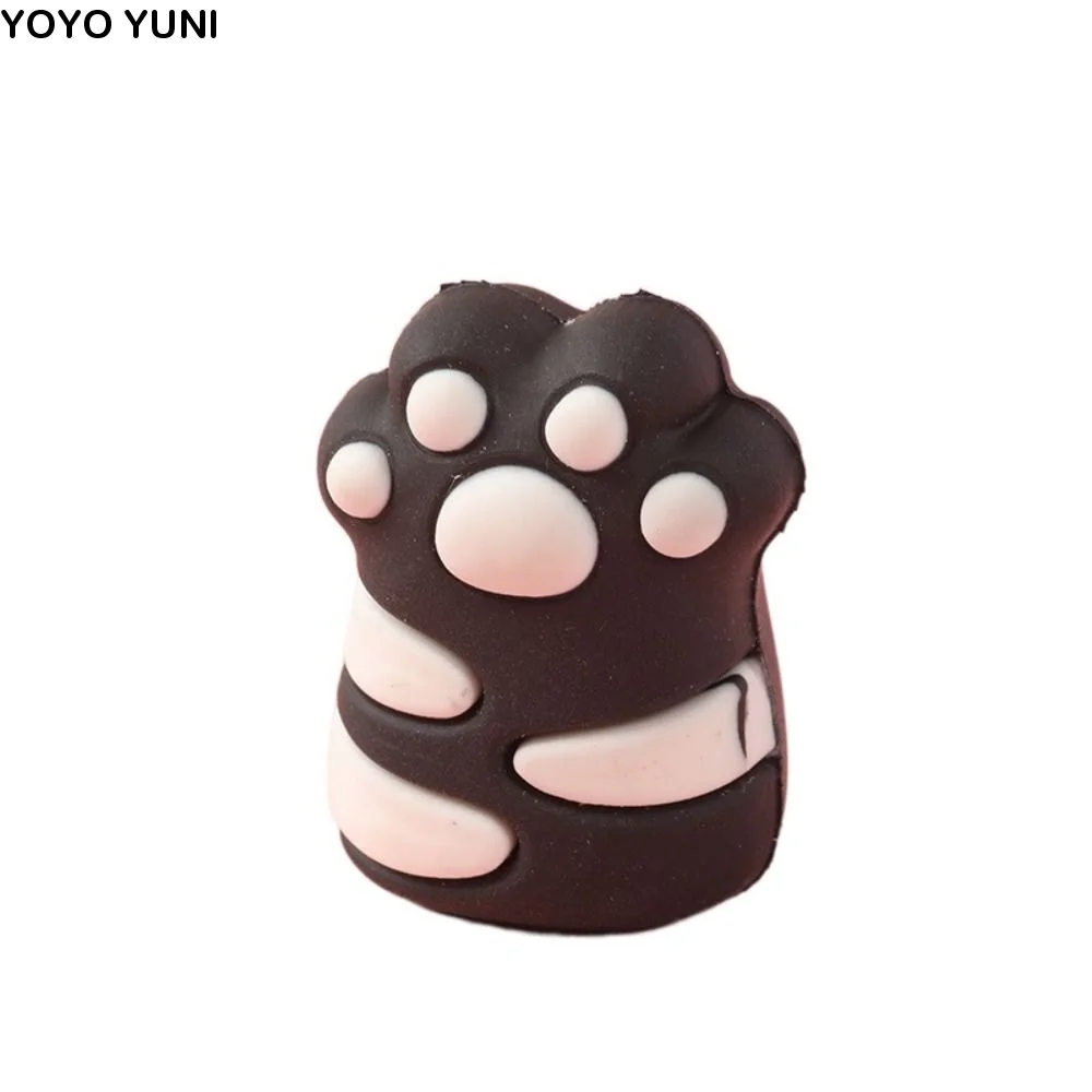 Mini Cat Paw Shaped Manual Pencil Sharpener Single Hole Sketching Pencil Cutting Tools PVC Writing Pencil Cutter Stationery