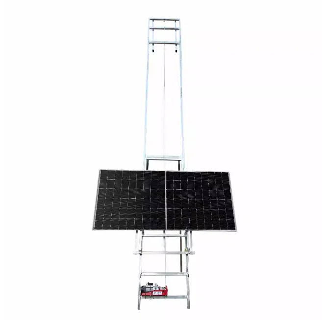 

Electric Ladder Lift Solar Panel Ladder Electric Hoist