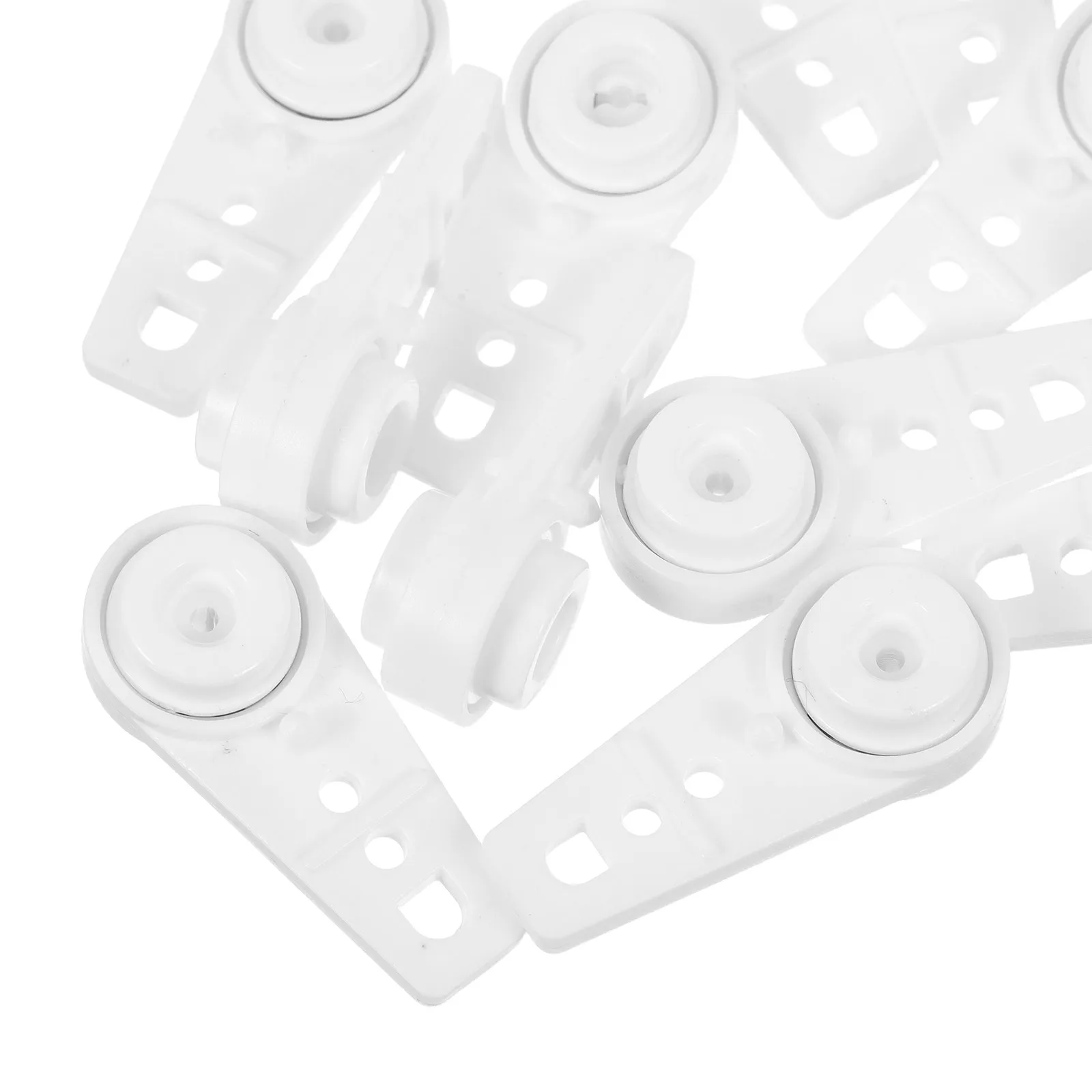 

12pcs Drapery Track Rail Pulley Sliding Roller Gliders Plastic Curtain Track Gliders Curtain Ball-Bearing Carriers