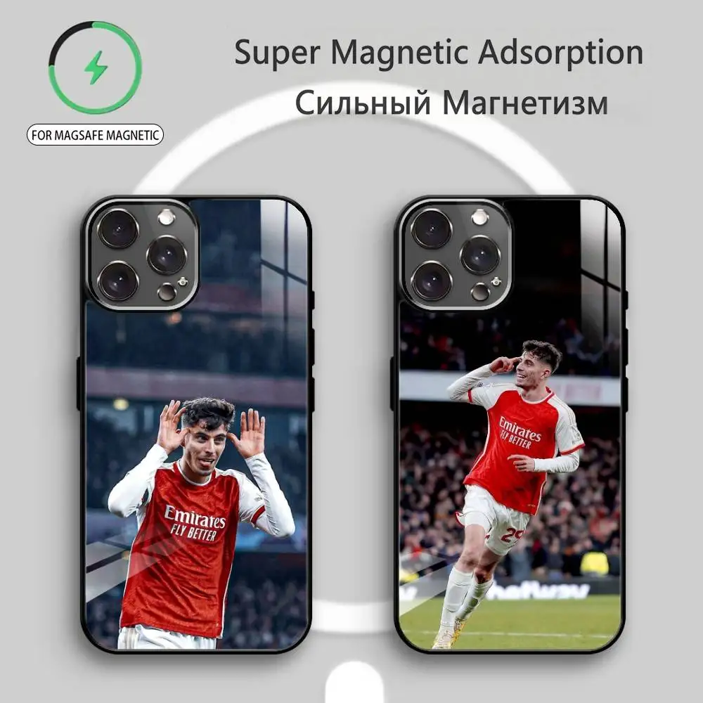 

F-Football S-Star K-Kai Havertz Phone Case For iPhone17,16,15,14,13,12,11 Plus,Pro Max Magnetic For Magsafe Wireless Charging