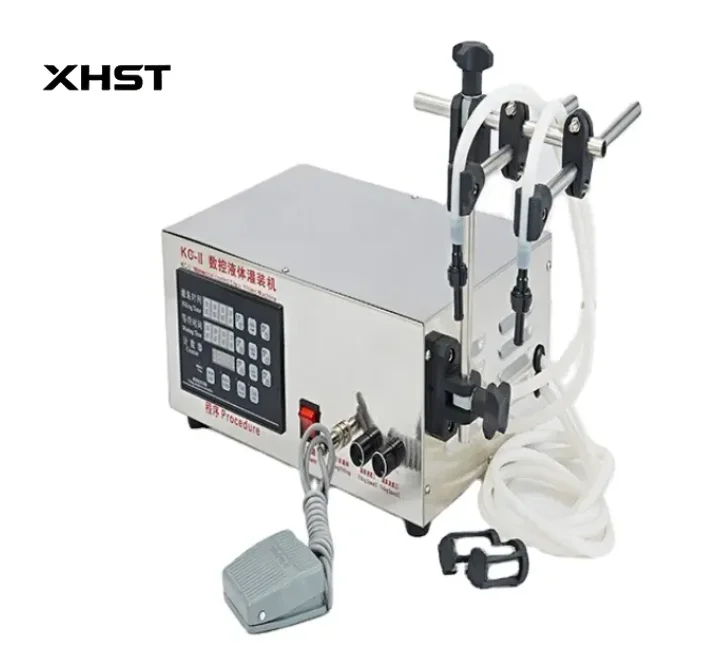 DQ-280 II 2 Heads Digital Soft Beverage Bottle Liquid Water Filling Machine