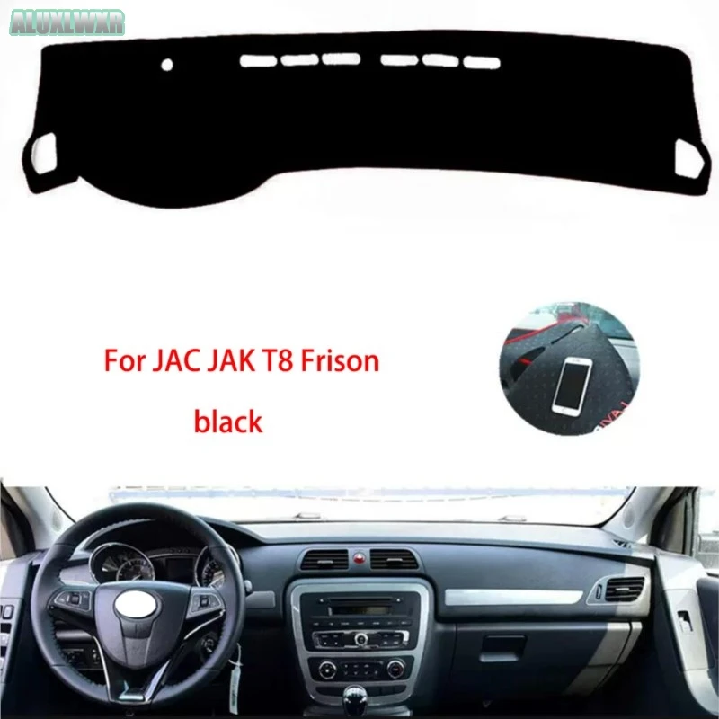 Car Dashboard Avoid Light Pad Instrument Platform Desk Cover Mats Carpets for JAC JAK T8 Frison 2018 2019 2020 Auto Accessories